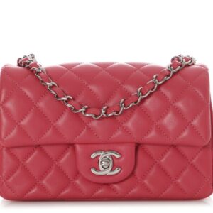Chanel Rectangular Mini Classic Flap – Pink Quilted Lambskin