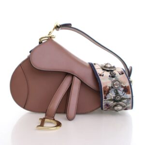 Christian Dior Calfskin Saddle Bag